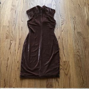 Reiss Laine-Velour Back Detail Deep Mocha US2